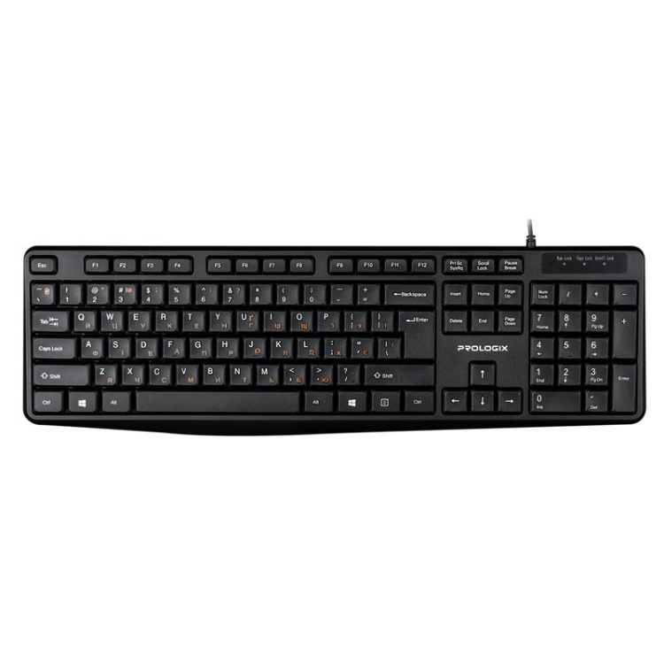  Зображення Клавіатура Prologix PLK-K120 Black 