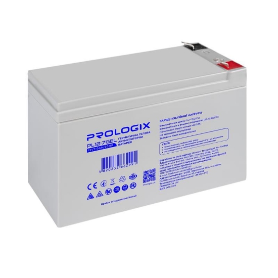  Зображення Акумуляторна батарея Prologix 12V 7AH (PL12-7GEL) GEL 