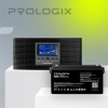  Зображення Комплект резервного живлення Prologix 800 (PLP800XL) + АКБ PL12-80, AGM 