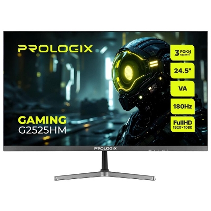 Зображення Монітор Prologix Gaming 24.5" G2525HM VA Black 180Hz 