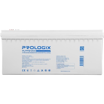  Зображення Акумуляторна батарея Prologix 12.8V 200AH 2560Wh (PLFP12-200) LiFePO4 