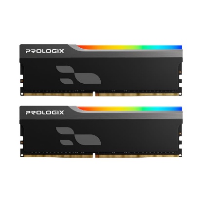  Зображення Модуль пам`ятi DDR4 2x16GB/3200 Prologix Onyx Black RGB (PRO32GB3200YBR4K) 