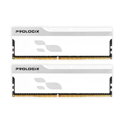  Зображення Модуль пам`ятi DDR4 2x16GB/3200 Prologix Onyx White (PRO32GB3200YW4K) 