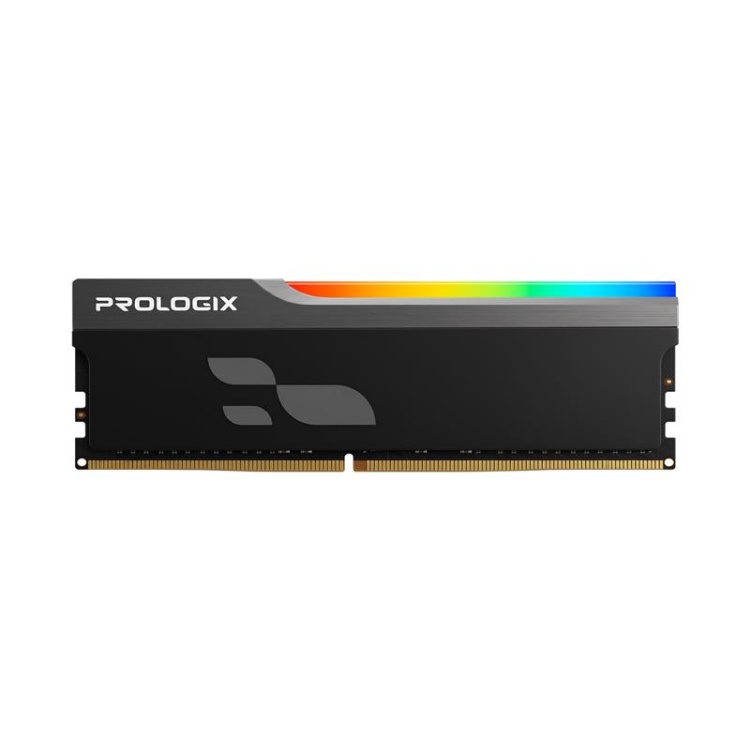  Зображення Модуль пам`ятi DDR4 8GB/3600 Prologix Onyx Black RGB (PRO8GB3600YBR4) 